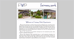 Desktop Screenshot of fairwayparkapt.com